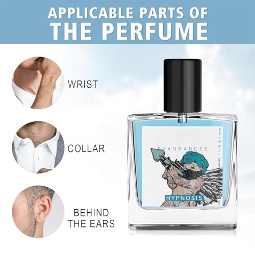 Hypnosis 2.0 Cologne for Men (Pheromone-Infused Long Lasting), Natural Herbal Formula-Scent, Men's Fragrances | EDP Hypnosis Perfume Pheromone Colognes| Enhance Attract