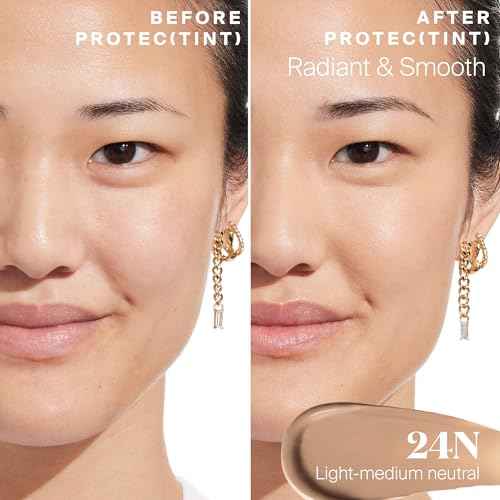 Supergoop! Protec(tint) Daily Skin Tint SPF 50 - 24N - Light, Buildable Coverage for Immediately Smooth, Even-Looking Skin - Natural Finish