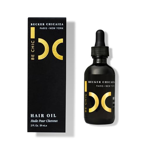 Hair Oil by Becker Chicaiza ? Certified Vegan, Lightweight, Frizz Control, Shine Enhancing Hair Oil for All Hair Types, Leaves Hair Feeling Nourished and Soft 2 fl oz