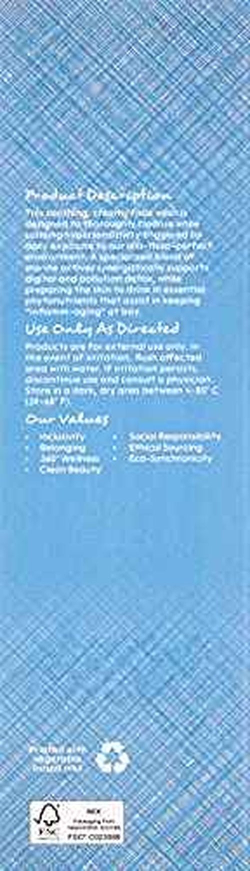 Haia "I am Calm Blue Sea Kale Cream Cleanser