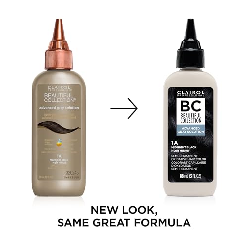 Clairol Professional Beautiful Collection Advanced Gray Solutions | Semi-Permanent Hair Color with Gray Coverage for All Hair Textures | Packaging May Vary