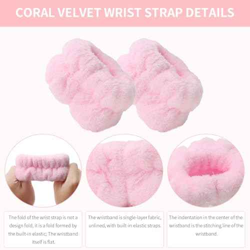 CAVETEE Headband for Washing Face£¬Skincare Headband with Wristband Cute Snail Spa Hair Bands Hair Accessories for Washing Face Skin care