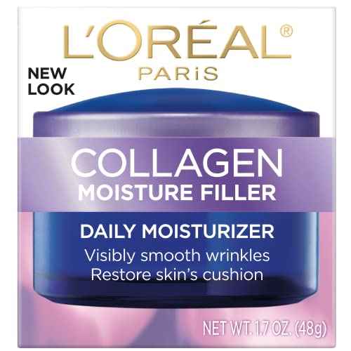 L¡¯Oreal Paris Collagen Daily Face Moisturizer, Anti Aging Face Cream to Reduce Wrinkles and Provide Intense Hydration, 1.7 oz