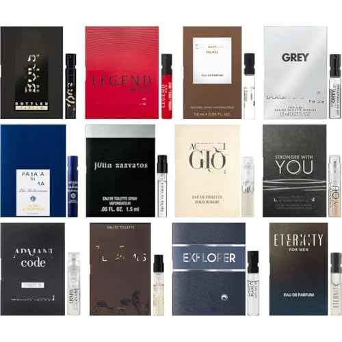 Men's Popular Designer Fragrance Sampler (6 count) - Lot of Cologne Sample Vials