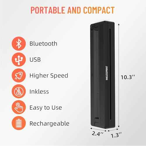 Wireless Tattoo Stencil Printer, Portable Bluetooth Thermal Tattoo Transfer Printer, Support Print Realistic Portraits, Compatible with Android, iOS, Windows, Mac (Grey)