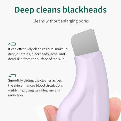 Silicone Nose Blackhead Remover/Face Spatula for Deep Cleaning Black Head Removal.Mild and Safe Skin Scrubber for Remove Facial and Nose Ehead (Purple)