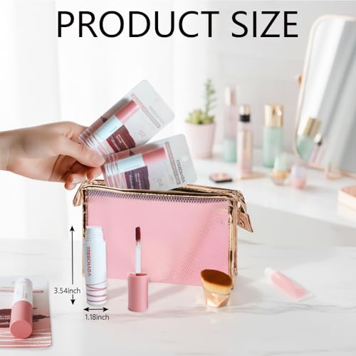 2pc Thailand Lipstick Set for Women, Lip Cream Long Lasting Waterproof with Velvet Matte & Soft Lightweight, Lip Mud Suitable for All Makeup Looks, Making You More Dazzling £¨Tangerine& Rose