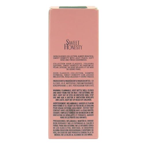 Avon Sweet Honesty Cologne ? 1.7 fl. oz. ? Soft Floral Women¡¯s Perfume Designer Scent ? Clean Fragrance with Lily of the Valley, Soft Rose & Fresh Cedarwood ? Sweet Honesty Avon Perfume for Women Gift