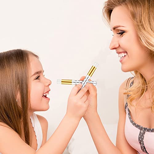 Geiserailie 30 Pcs Lash Shampoo Brushes Soap Bottle Set, 10 Eyelash Extensions Mascara Brushes 10 Peel off Blackhead Nose Cleaning Brush 10 Plastic Foam Reusable Bottle for Women(Simple,White)