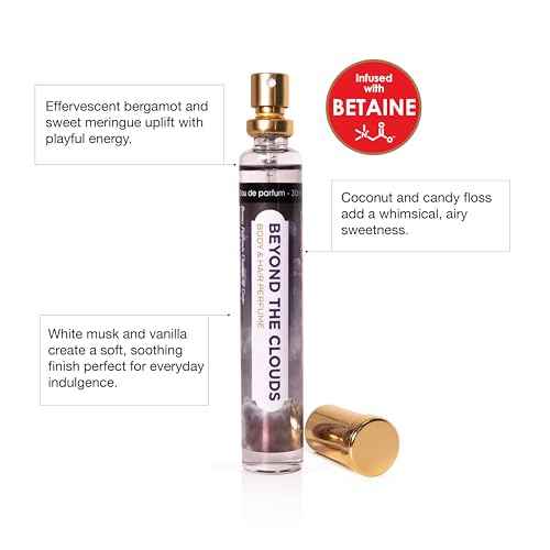Esha Body & Hair Perfume Mist - Eau de Parfum for Women - Infused with Betaine - (BEYOND THE CLOUDS)