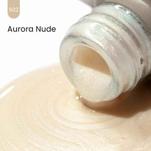 MAYCHAO 15ML Pearl Gel Nail Polish Pearlescent Shell Shimmer Mermaid Aurora Gel Polish Swirl Thread Effect Soak Off UV LED Lamp Curing for Nail Art Manicure Salon DIY at Home, 0.5 OZ