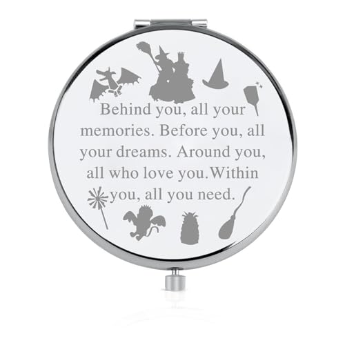FEELMEM Witch Musical Inspired Gift Behind You All Your Memories Compact Makeup Mirror Witch Musical Lover Gift