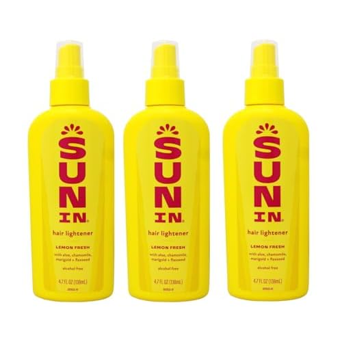 Sun-In Hair Lightener Lemon - 4.7 Oz (Pack of 3)