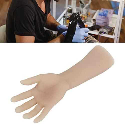 Pongnas Practice Arms, Realistic Silicone Displaying Tattooing Training Arm for Shop (Right Hand)