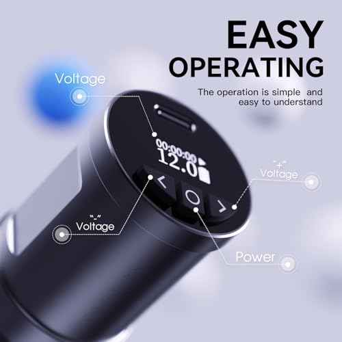 Wjx W3 Tattoo Kit Complete Tattoo Machine Kit Tattoo Gun Pen Fast Charging 2 Batteries Rotary Powerful Motor with 20pcs Mixed Size Cartridge Needles Suitable for Beginners and Artists