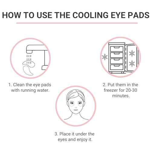 Mini Cooling Eye Pad for Puffy Eyes - Unbreakable Stainless Steel Eye Mask for Anti-Aging, Wrinkles and Puffiness Relief - Hot or Cold Therapy - Suitable for All Ages (Silver)