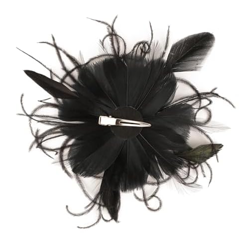 Cizoe 1920s Flapper Fascinator Mesh Face Veil Headband Bridal Wedding Tea Party Headwear with Veil for Women