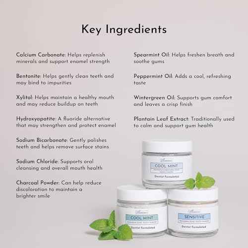 Just Ingredients Remineralizing Tooth Powder - Fluoride-Free, Whitens, Vegan, Clean - 1 oz Whitening