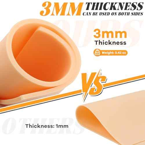 125Pcs 3MM Tattoo Skin Practice Kit, Includes 5Pcs 6"x8" Blank Practice Tattoo Skin, 10Pcs Tattoo Stencil Paper, 100Pcs Ink Cups, 5Pcs Tattoo Bib Sheet and 5 Pairs Gloves, Starter Tattoo Supplies Tool