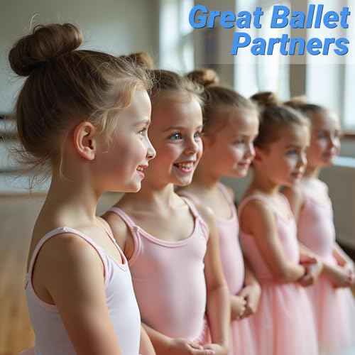 TsMADDTs Blonde Hair Bun Set, 8 Donut Bun with 2 Large, 2 Middle, 4 Small, 10 Hair Nets for Women, 40 U Shaped Pins, 5 Elastic Bands for Short and Thin Hair