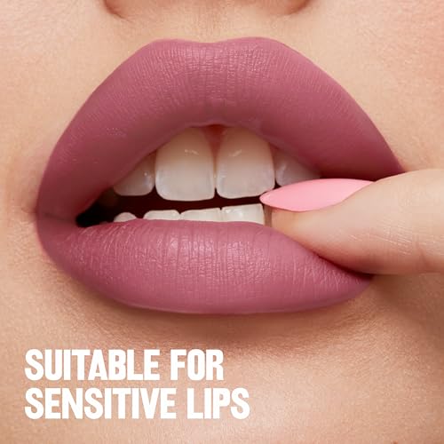 Revlon ColorStay Limitless Matte Liquid Lipstick, Vegan Formula, No-Budge, Longwear Lip Color, Long Lasting, Lightweight/Comfortable, Waterproof, 010 Top Talent, 0.17 fl oz
