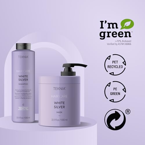 LAKM? Teknia White Silver Shampoo, Toning Shampoo for Blondes and Bleached Hair