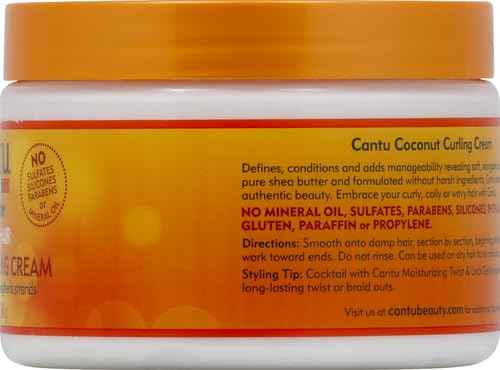 U/S/H/ Cantu S/B Coco Cur Size 12z U/S/H/ Cantu Shea Butter Coconut Curling Cream 12 Oz