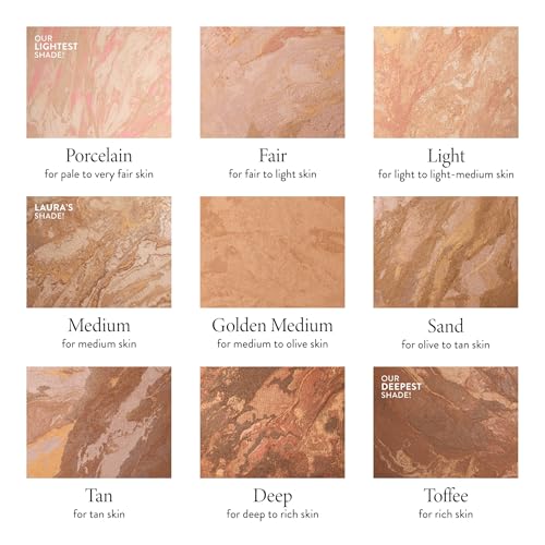 LAURA GELLER NEW YORK Baked Balance-N-Glow Illuminating Foundation - Light - Buildable Sheer to Light Coverage - Satin Finish