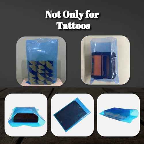 Bottle Bags Tattoo Thicken Squeeze Bottle Bags, Urknall 250pcs Tattoo Wash Bottle Bags Wash Bottle Covers Sleeves Blue Tattoo Bottle Bags 6 X 10 Inch Squeeze Bottle Covers Barrier