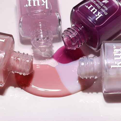 LONDONTOWN One Step Hero Minis ? 4-Piece Nail Gift Set with Tint, Brightening & Strengthening, No Base or Top Coat Needed