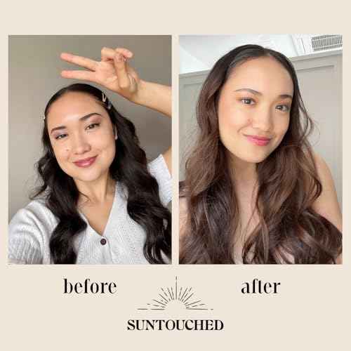 Suntouched Sun Hair Lightener for Dark Hair - Citrus & Chamomile Lightening Spray for Brunette Highlights - Vegan, Cruelty Free, Paraben Free, Ammonia Free, Bleach Free, 3.38 FL Oz Spray