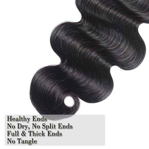 12A Human Hair Bundles 14 16 18 18 Inch Body Wave Bundles Human Hair Extensions 400g Unprocessed Brazilian Virgin Body Wave 4 Pieces Deals Brazilian Quick Weave Natural Black Wavy Extensions