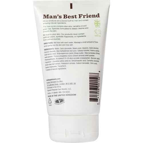 Bulldog Mens Skincare and Grooming Original Face Scrub, 4.2 Fluid Ounce