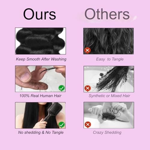 AZONA 16A Real Raw Bundles Body Wave Human Hair,No Tangle No Shedding Body Wave Bundles Human Hair,Triple The Lifespan Over Regular Virgin Hair Bundle,Silky And Soft 20 Inch