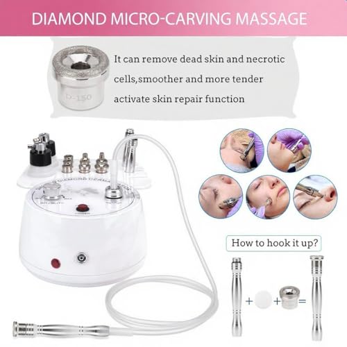 ¡¼3 IN 1 ¡½Microdermabrasion Machine, Beauty Star Professional Diamond Dermabrasion Facial Devices at Home
