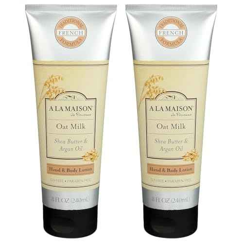 A LA MAISON Oatmilk Body Lotion 8 oz, 2 Pack