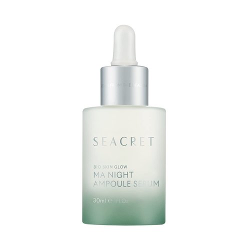 SEACRET Face Serum - Bio Skin Glow Multi-Acid Complex Night Serum for Face, Ampoule, 1 Fl.Oz 30ml.