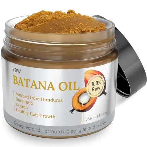 YBW Batana Oil for Hair Growth Dr. Sebi Organic, Natural, Pure and 100% Raw Batana Oil Paste from Honduras - Botana Enhances Hair Thickness, Prevents Loss for Men and Women