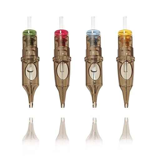 GAEA Tattoo Cartridge Needles 30pcs Tattoo Needles with Membrane Safety Cartridges #12 Bugpin Magnum 5M1 Disposable Tattoo Needles for Tattoo Pen Tattoo Machine Tattoo Supplies (1205M1)