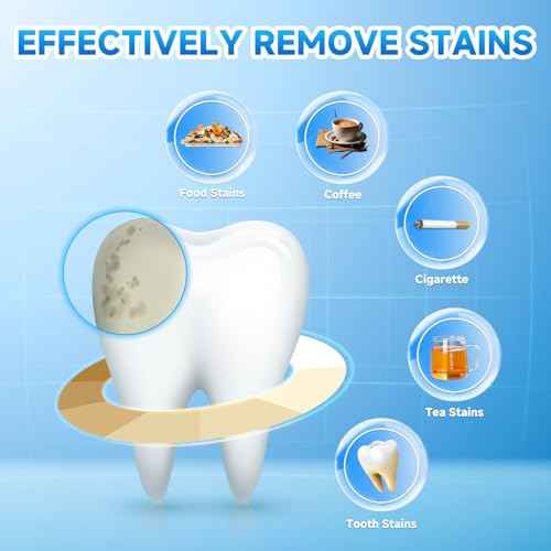 Teeth Whitening Strips for Sensitive, 42 Strips Whitener Safe Whitestrip, Deep Stains Removal Tooth Whitening, Enamel Safe Non-Slip Dry Strip Technology for Whiter Teeth, Mint