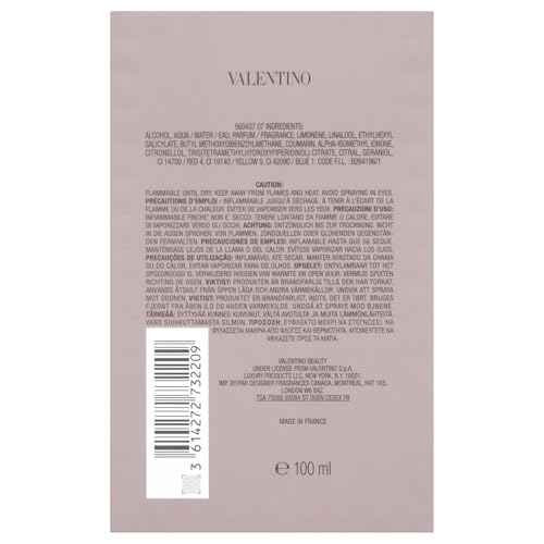 Valentino Uomo by Valentino for Men 3.4 oz Eau de Toilette Spray