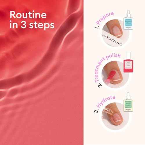 Manucurist Active Discovery Kit - Manicure Set - Nail Care Set, Vegan & Made in France: 1 Nail File, 1 Nail Buffer, 1 Cuticle Remover, 3 Wood Cuticle Pushers, 1 Active Glow, 1 Serum- Gifts for Women