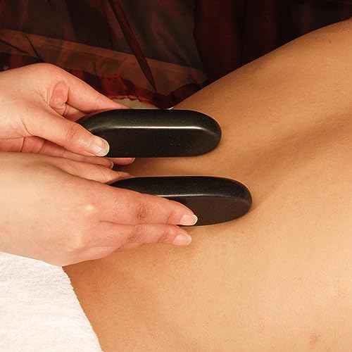 Master Massage 28-Piece Hot Stone Set – Basalt Rocks for Professional & Home Spa Therapy, Healing & Pain Relief
