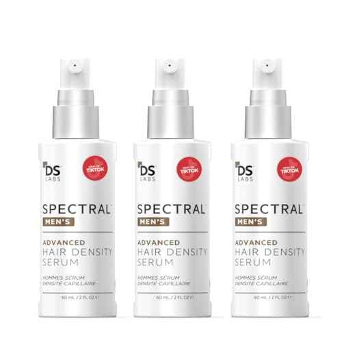 DS Labs Spectral Men¡¯s Hair Density Serum (formerly Spectral.DNC-N), 60mL - Lightweight Leave In for Fuller Looking, Thicker Looking Hair, Fast Absorbing, Non-Greasy, For All Hair Types, (3 Pack)