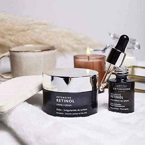 Institut Esthederm Intensive Retinol Cream, Aging Face Cream for Wrinkles and Uneven Skin Texture, Face and Neck