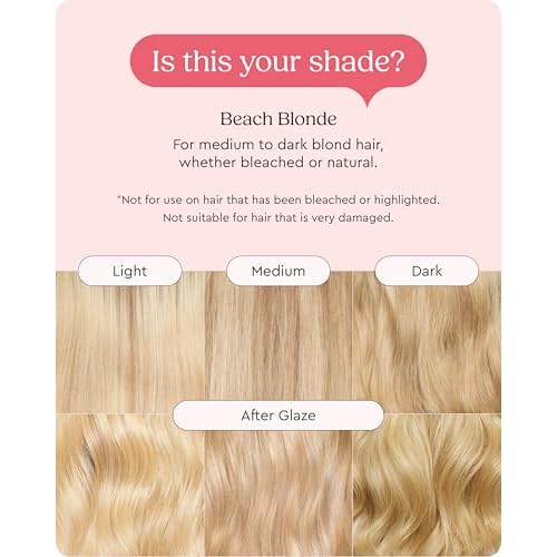 Glaze Supergloss Color Conditioning Gloss With Dispensing Pump ? Hydrating Semi-Permanent Color Hair Gloss & Shine Boost ? For Medium to Dark Blonde Hair ? 6.4 Fl Oz - Warm Blonde