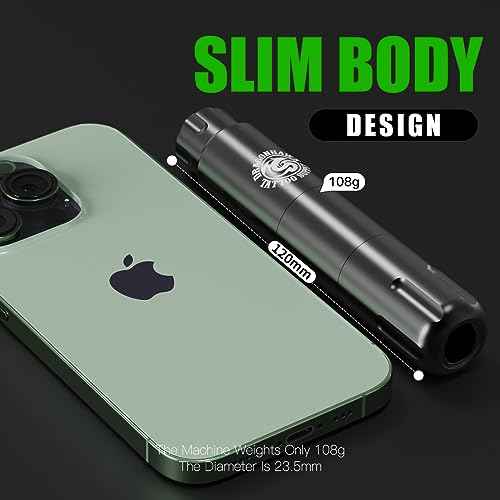 Dragonhawk S12 Wireless Tattoo Pen Kit, Rotary Tattoo Machine Gun Kit, Complete Tattoo Kit for Beginner, 10Pcs Tattoo Cartridges Needles