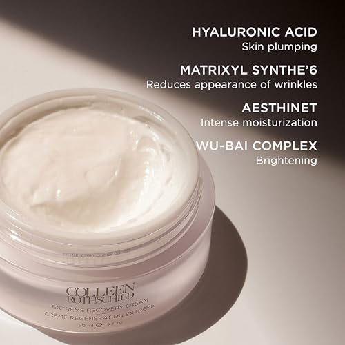 COLLEEN ROTHSCHILD Extreme Recovery Cream | Intensive Care for Dehydrated Skin | Maximum Moisture | Strengthens Barrier | Fights Wrinkles | Evens Skin Tone & Texture | All Skin Types