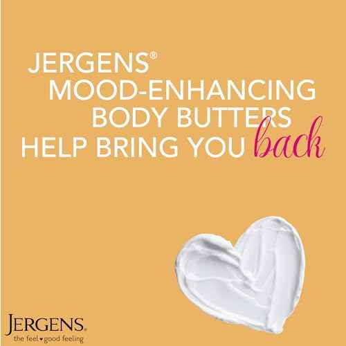 Jergens Sweet Citrus Body Butter, Hand and Body Lotion, Moisturizer for Women, Lotion with Essential Oil for Indulgent Moisturization, 7 Oz