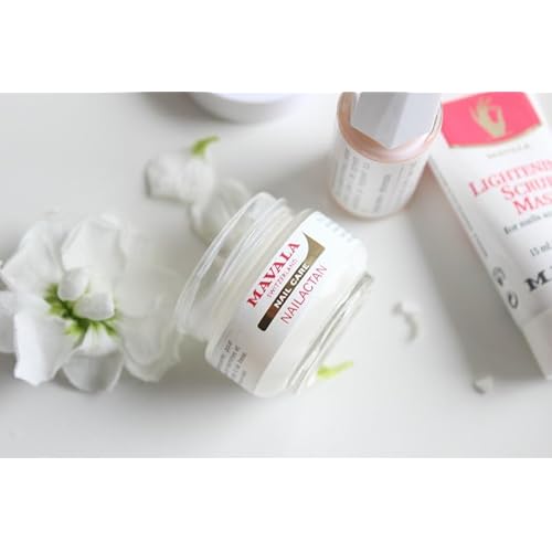 Mavala Nail Care Nailactan Nutritive, Nail Cream In Jar, Supports Damaged Nails, Nourishing, Moisturizing Nail Care Cuticle Cream, Promotes Nail Growth, 0.5 Ounce Jar